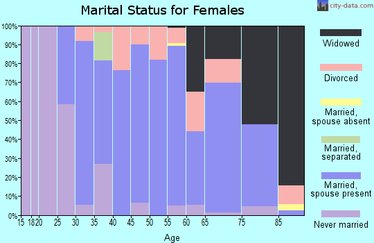 Zip code 56215 marital status for females