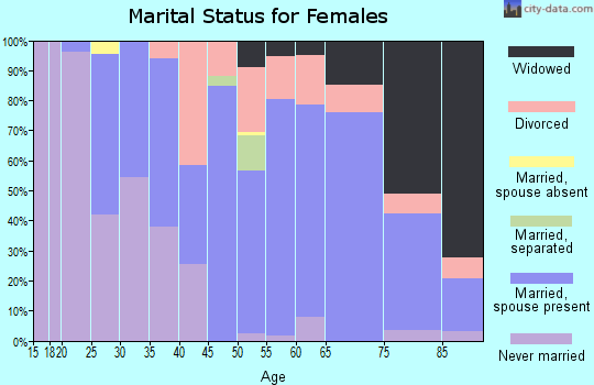 Zip code 56241 marital status for females