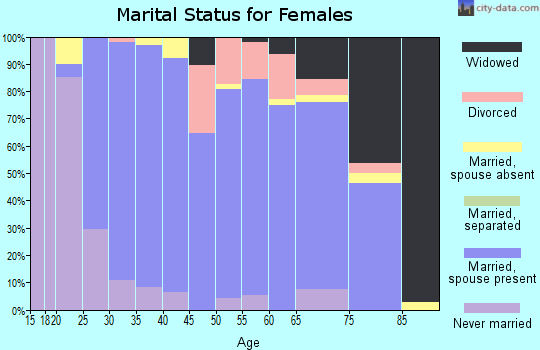 Zip code 56264 marital status for females