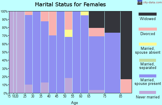 Zip code 56280 marital status for females