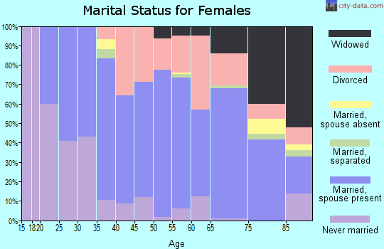 Zip code 56283 marital status for females