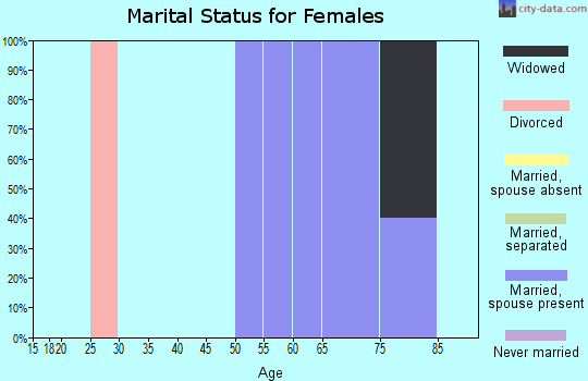Zip code 56294 marital status for females