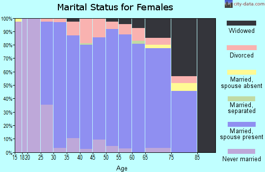 Zip code 56310 marital status for females