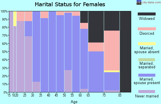 Zip code 56311 marital status for females