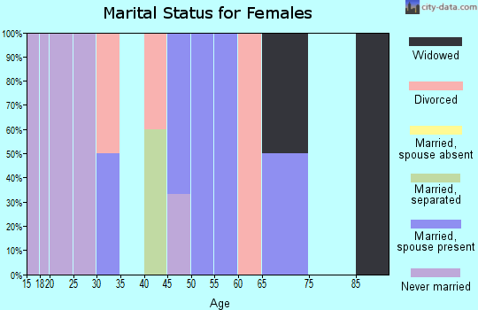 Zip code 56313 marital status for females