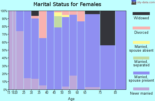 Zip code 56315 marital status for females
