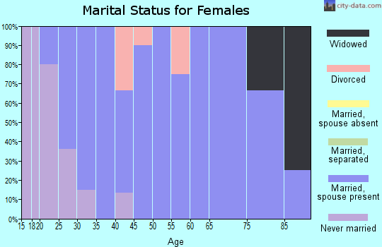 Zip code 56376 marital status for females