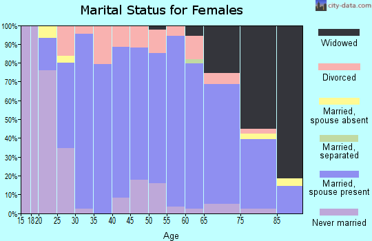 Zip code 56381 marital status for females