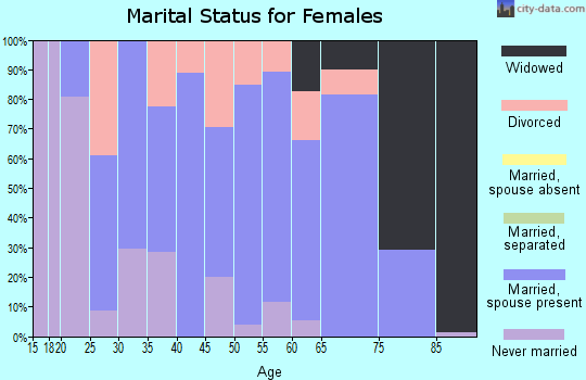 Zip code 56520 marital status for females
