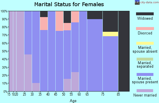 Zip code 56522 marital status for females