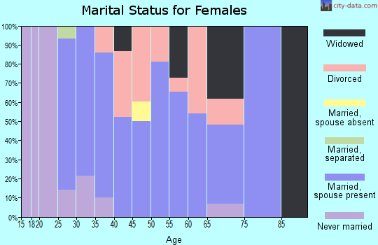 Zip code 56529 marital status for females