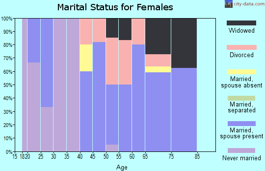 Zip code 56641 marital status for females