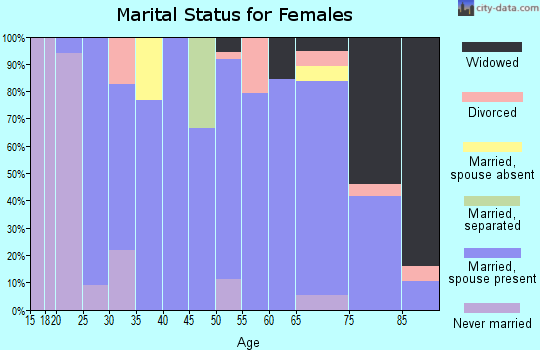 Zip code 56742 marital status for females