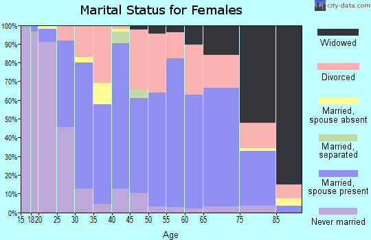 Zip code 62568 marital status for females