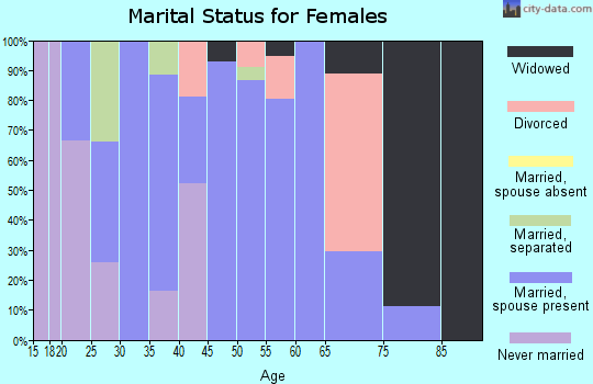 Zip code 65535 marital status for females