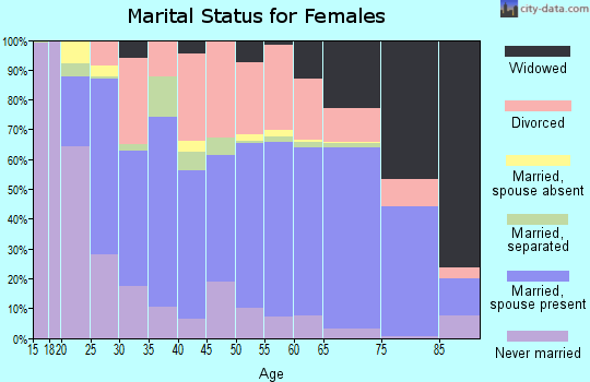 Zip code 71913 marital status for females