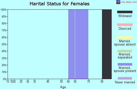 Zip code 77428 marital status for females