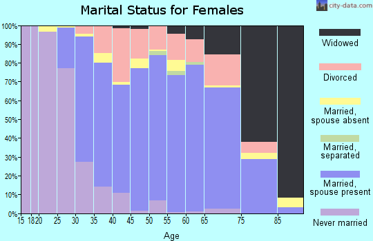 Zip code 77478 marital status for females