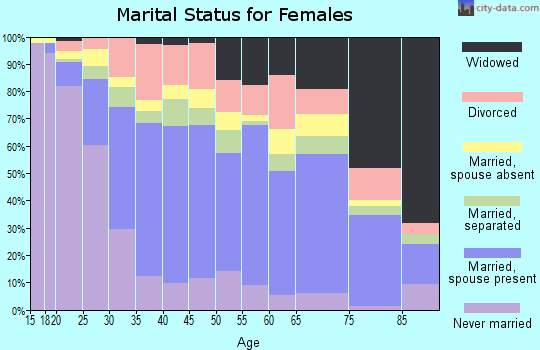 Zip code 78043 marital status for females