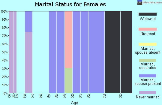 Zip code 78116 marital status for females