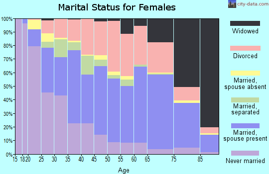 Zip code 78213 marital status for females