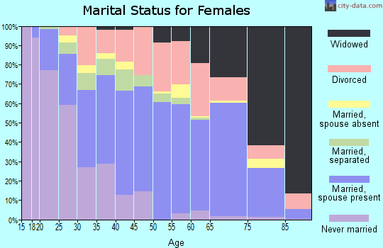 Zip code 78221 marital status for females