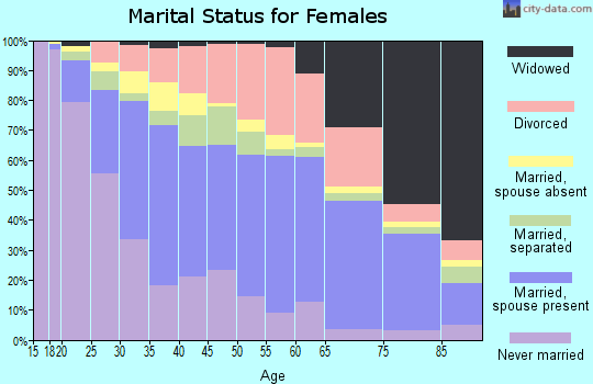 Zip code 78228 marital status for females
