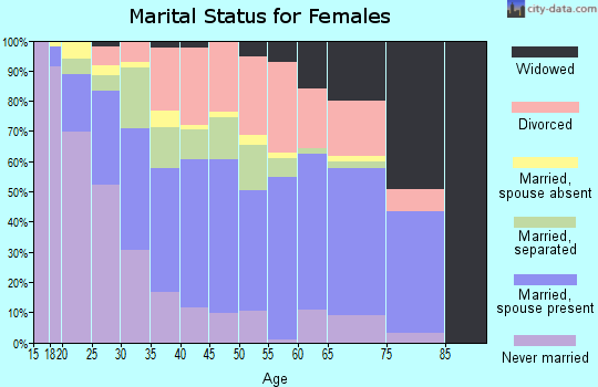 Zip code 78242 marital status for females