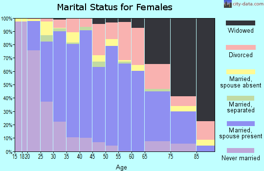 Zip code 78254 marital status for females