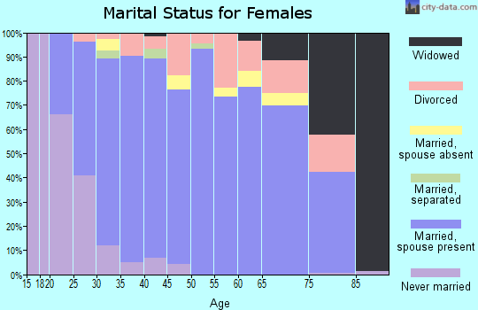 Zip code 78255 marital status for females
