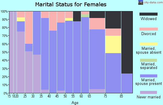 Zip code 78257 marital status for females