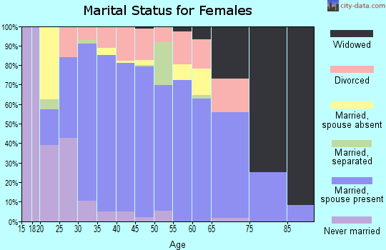 Zip code 78260 marital status for females