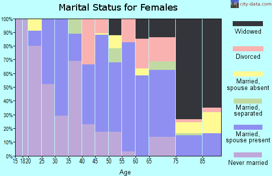 Zip code 78377 marital status for females