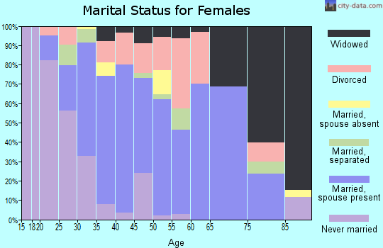 Zip code 78387 marital status for females