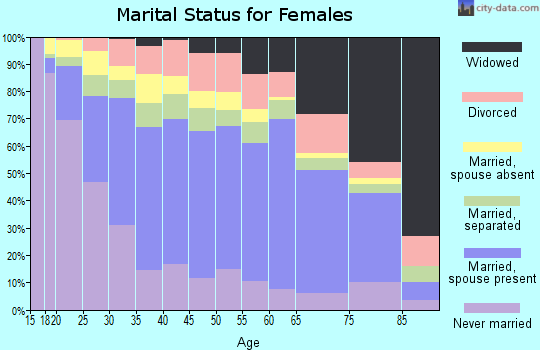 Zip code 78521 marital status for females