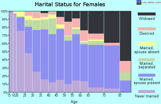 Zip code 78537 marital status for females