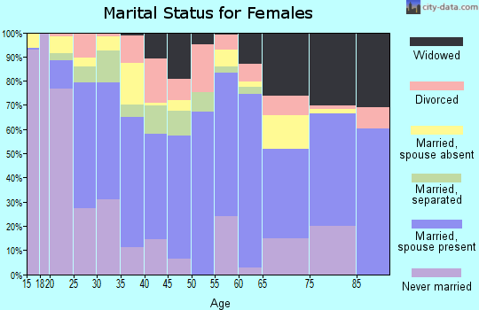 Zip code 78566 marital status for females