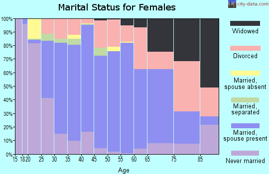 Zip code 78610 marital status for females