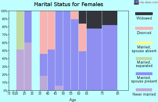 Zip code 78615 marital status for females