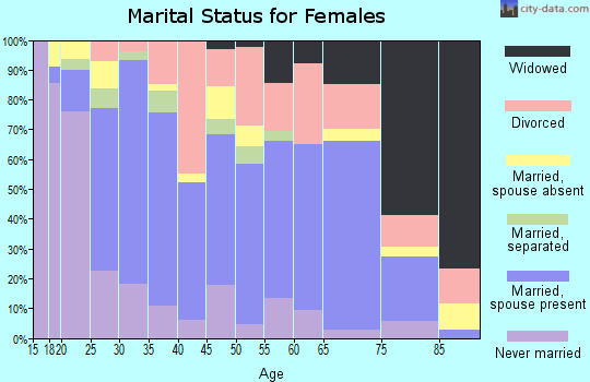 Zip code 78626 marital status for females