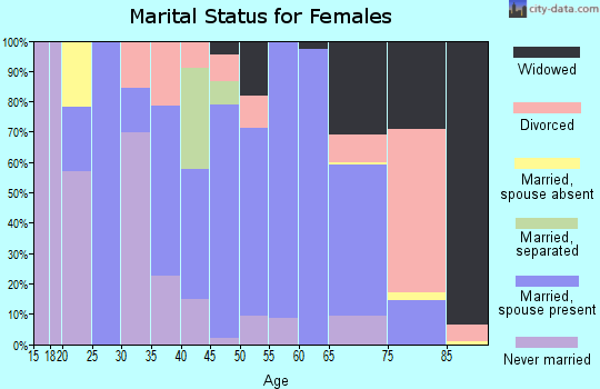 Zip code 78648 marital status for females