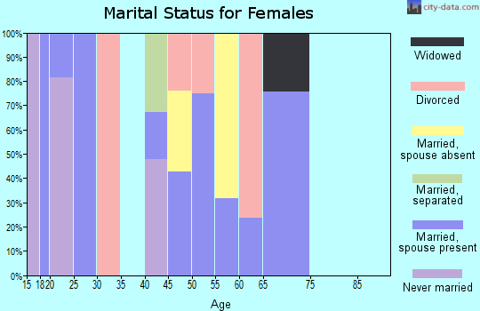Zip code 78656 marital status for females