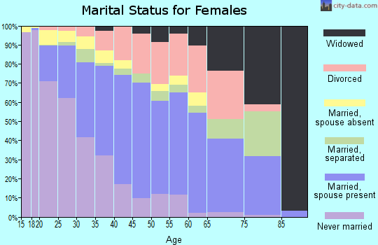 Zip code 78744 marital status for females