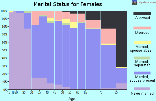 Zip code 78746 marital status for females