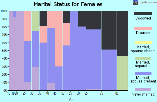 Zip code 78881 marital status for females