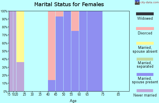 Zip code 78886 marital status for females