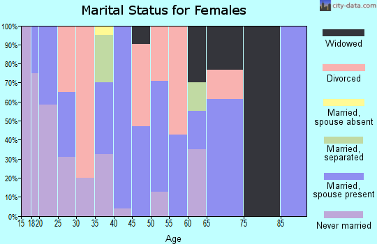 Zip code 79563 marital status for females