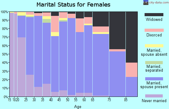 Zip code 84040 marital status for females