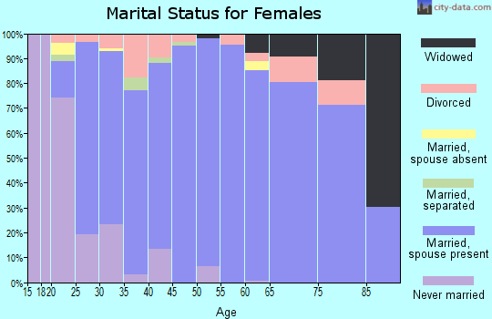 Zip code 84042 marital status for females