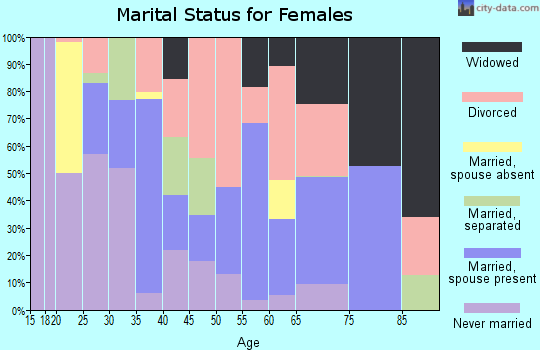 Zip code 92363 marital status for females